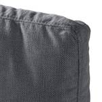 Coussin BERRIE Tissu - Tissu Saia: Gris minéral - Largeur : 88 cm