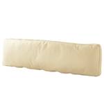 Coussin BERRIE Cuir véritable - Cuir Neto : Crème - Largeur : 88 cm