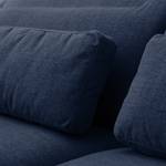 Coussin BERRIE Tissu - Tissu Milan : Bleu foncé - Largeur : 88 cm