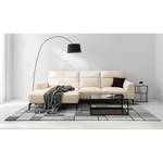 Ecksofa BERRIE mit Longchair Webstoff Saia: Beige - Breite: 265 cm - Longchair davorstehend links