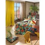 Bettwäsche Tropic Baumwollstoff - Multicolor - 135 x 200 cm + Kissen 80 x 80 cm