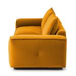 2,5-Sitzer Sofa BUCKLEY Samt - Samt Shyla: Orangegelb