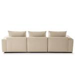 Divano a 4 posti BUCKLEY Tessuto - Tessuto Saia: beige