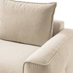 Divano a 4 posti BUCKLEY Tessuto - Tessuto Saia: beige