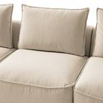 4-Sitzer Sofa BUCKLEY Webstoff Saia: Beige