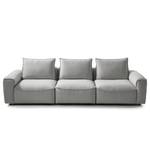 4-Sitzer Sofa BUCKLEY Webstoff - Webstoff Saia: Hellgrau