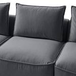 2,5-Sitzer Sofa BUCKLEY Webstoff Saia: Steingrau