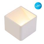 LED-wandlamp Godney aluminium/kunststof - 2 lichtbronnen