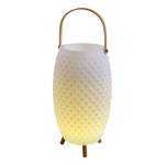 LED-champagnekoeler Greasby polyester PVC - wit