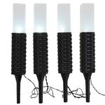 LED-grondspies Ripple (set van 4) polyester PVC - 4 lichtbronnen