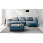 Bigsofa BUCKLEY Webstoff - Webstoff Saia: Denim - Ausrichtung rechts