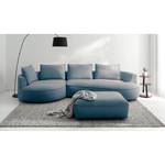 Bigsofa BUCKLEY Webstoff Saia: Denim - Ausrichtung links