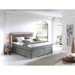 Boxspring Marcel I Grijs - 160 x 200cm - Tweepersoonsmatras H3/H4