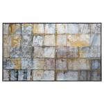 Bild Quadrate Abstrakt Leinwand - Blau