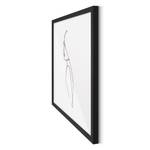 Tableau déco Silhouette féminine Blanc