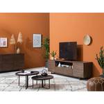 Tv-meubel Kirley massief acaciahout - donker acaciahout