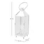 Lampe Vaour II Verre / Acier inoxydable - 1 ampoule