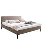 Gestoffeerd bed Nova Zwart - 186 x 92 x 210 cm