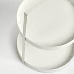 Plateau Durley II Acier inoxydable - Blanc