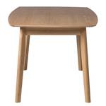 Table HANCK Plaqué bois - Chêne - Extensible