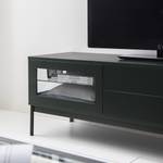 Meuble TV Exhall Verre - Gris-vert