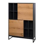 Credenza Barview Quercia impiallacciata - Quercia / Antracite