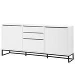 Buffet White Hall II Blanc mat / Noir