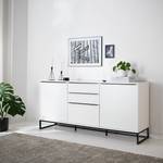 Buffet White Hall II Blanc mat / Noir