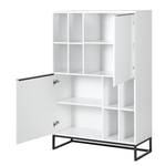 Buffet haut White Hall Blanc mat / Noir