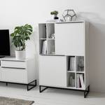 Madia White Hall Bianco opaco / Nero