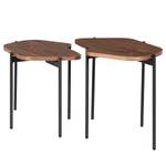 Bouts de canapé Morand (lot de 2) Placage en bois véritable - Placage noyer véritable