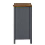 Commode Rivery III Pin massif - Anthracite