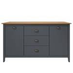 Dressoir Rivery III massief grenenhout - Antraciet