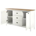 Buffet Rivery III Pin massif - Blanc