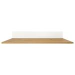 Wandplank Rivery massief grenenhout - Wit - Breedte: 90 cm