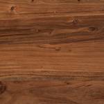 Tavolo salotto in legno massello KAPRA Acacia massello / Metallo - Acacia - Larghezza: 120 cm