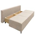 Slaapbank Pahala geweven stof - Beige