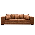 Grand canapé Colwall I Tissu - Microfibre Priya: Cognac