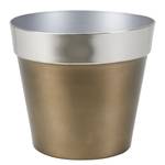 Cache pot Grace Aluminium - Doré / Argenté