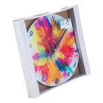 Horloge en verre Ralf II Verre / Film  - Multicolore