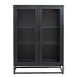 Credenza Kayys Vetro / Metallo - Nero