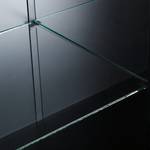 Vitrinenschrank Kayys Glas / Metall - Schwarz