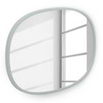 Wandspiegel Hub III spiegel/silicone - Grijs