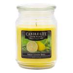 Duftkerze Fresh Lemon Basil 510 Gramm - Stearin Wachs - Gelb