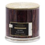 Geurkaars m. houten pit Wine Cellar 396 g