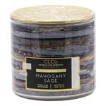 Geurkaars m. houten pit Mahogany Sage 396 g