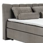 Letto boxspring Cape May Letto boxspring  180x200 H2/H4 F190 Grigio - Color grigio pallido - 180 x 200cm - Materasso doppio H2 H4