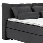 Lit boxspring Cape May Lit boxspring Free  180x200 H3/H4 F032 Cosy Dark Grey - Gris - 180 x 200cm - Matelas double D3/D4