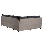 Loungebank Laurel (2-delig) polypropeen/polyester - grijs/beige