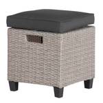 Loungehocker Laurel polypropeen/polyester - grijs/beige